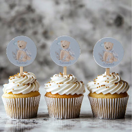 Boho baby teddy beer Classic Round Sticker