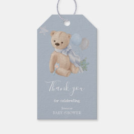 Boho baby teddy beer Gift Labels Cadeaulabel