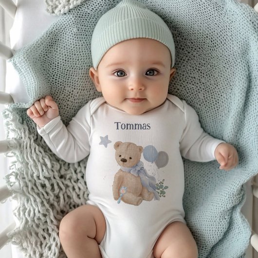 Boho baby teddybeer Baby shower Romper