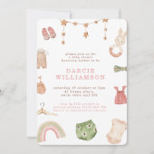 Boho  Baby Toys & Clothes Baby shower Kaart (Voorkant)