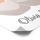 Boho Baby Twins Girl&Boy Name Nursery Poster (Hoek)