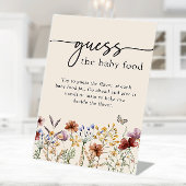 Boho Baby Voedselteken Reclamebord Met Voetstuk