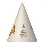 Boho Baby Waterverf Rainbow Lama Party Pet Feesthoedjes (Links)