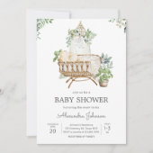 Boho Baby Wieg Baby shower Kaart (Voorkant)