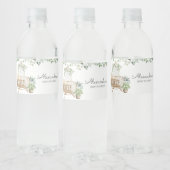Boho Baby Wieg Baby shower Waterfles Etiket (Flessen)