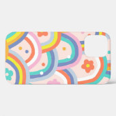 Boho baby zomerwhimsical regenboog naadloze patrou Case-Mate iPhone case (Achterkant (horizontaal))