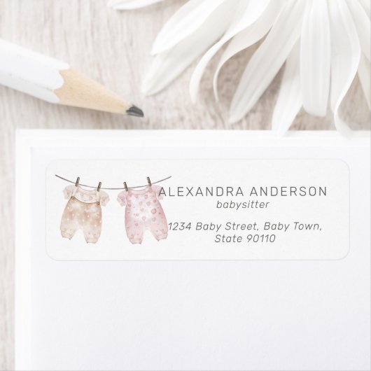 Boho Babykleding Babysitter Retouradres Etiket (Insitu)