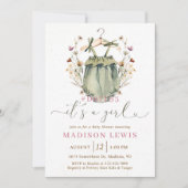 Boho Babykleding Douche Uitnodiging Sjabloon, Bohe (Voorkant)