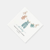 BOHO Babykleding Jongen Baby shower Servet (Hoek)