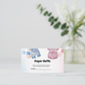 Boho babykleding Luier Raffle Verzoek Kaart (Staand voorkant)