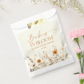 Boho Baby's in Bloom Wildflower Twins Baby shower Bedankzakje (Gezegeld)