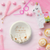 Boho Baby's in Bloom Wildflower Twins Baby shower Papieren Kommen (Feest)