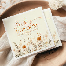 Boho Baby's in Bloom Wildflower Twins Baby shower