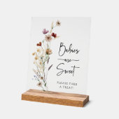 Boho baby's zijn zoet acryl teken acryl bord (Hoek)