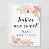 Boho Baby's zijn zoet en hebben een draagtas van f Kaart (Voorkant)