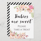 Boho Baby's zijn zoet en hebben een draagtas van f Kaart (Voorkant / Achterkant)