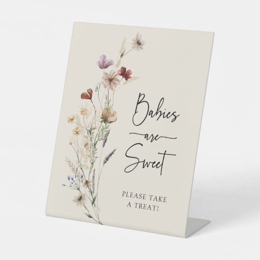 Boho baby's zijn zoet Poster Reclamebord Met Voetstuk (Voorkant)