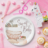 BOHO BABYSHOWER, BABYSHOWER, OH BABY UITNODIGING  PAPIEREN BORDJE (Feest)