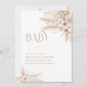 Boho babyshower uitnodiging (Voorkant)