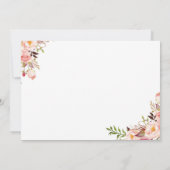 Boho Bachelorette Weekend Itinerary Invitation Kaart (Achterkant)