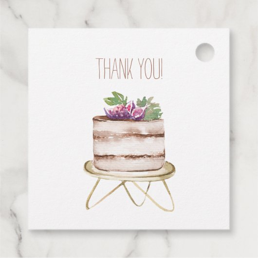 Boho Bakkerij Boutique, Cupcakes & gebak G Bedankjes Labels (Achterkant)