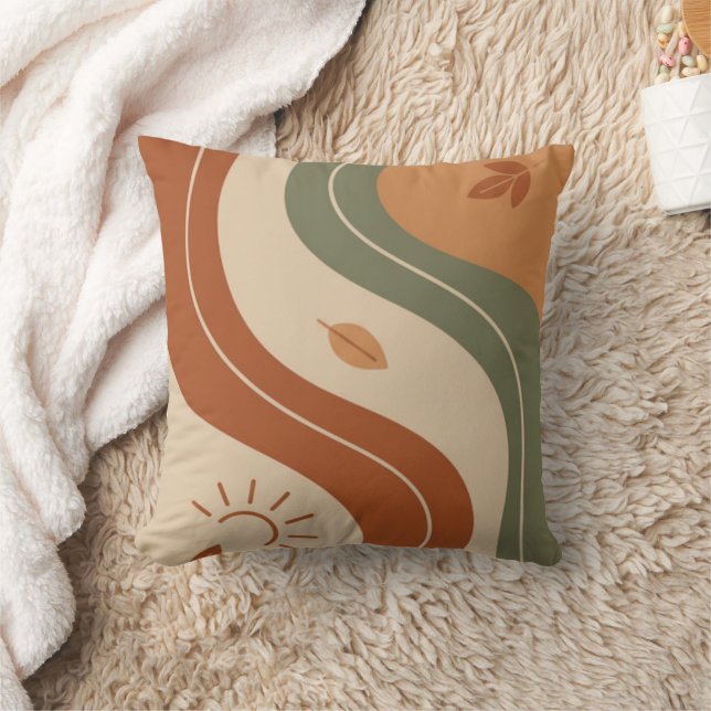 Boho Balance & Calm Decoratiekussen | Verbrand  Kussen (Deken)