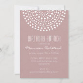 Boho Bali Verjaardagsbrunch op Roos Kaart (Voorkant)