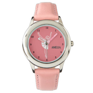 Boho Ballerina Ballet Tutu Meisje Praktijk Roze na Horloge