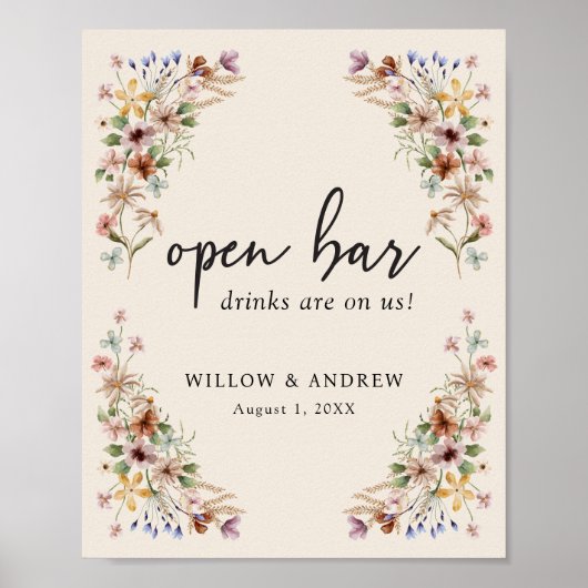 Boho Bar Poster (Voorkant)