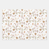 Boho Barly Wait Beer Family Baby shower Wrapping Inpakpapier Vel (Voorkant)