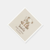 Boho Barly Wait Storytime Beer Baby shower Servet (Hoek)