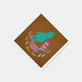 BOHO BARREL RACER BARREL RACING RODEO PAPER SERVET (Hoek)