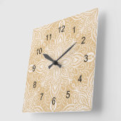 Boho Barrett Vierkante Klok (Hoek)