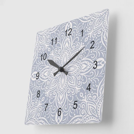 Boho Barrett Vierkante Klok (Hoek)