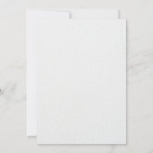 Boho Bassinet Nursery Baby shower Kaart (Achterkant)