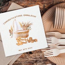 Boho Bassinet Nursery Baby shower Servet