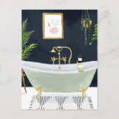 Boho Bath I Briefkaart (Voorkant)