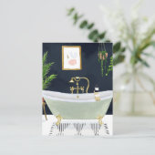 Boho Bath I Briefkaart (Staand voorkant)