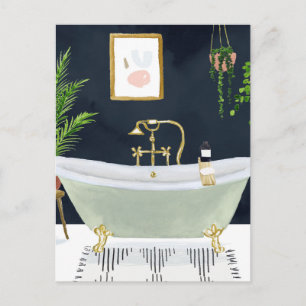 Boho Bath I Briefkaart