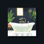 Boho Bath I Canvas Afdruk<br><div class="desc">Boho Bath I by Victoria Borges</div>