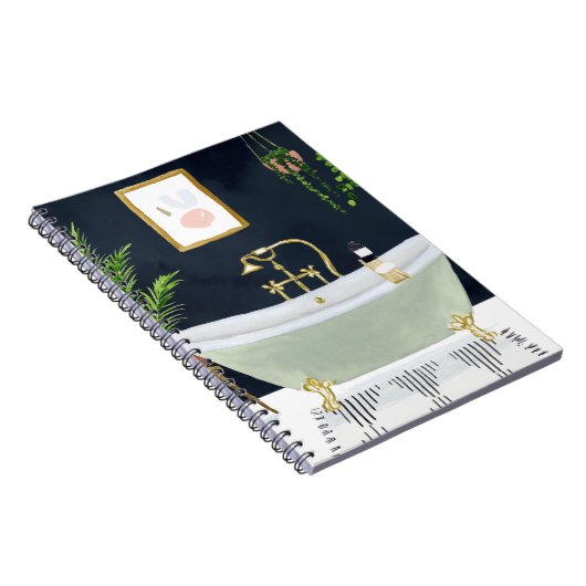 Boho Bath I Notitieboek (Rechterzijde)