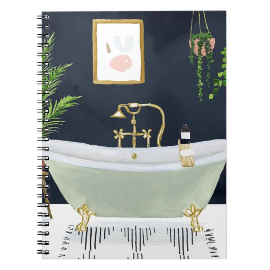 Boho Bath I Notitieboek (Voorkant)