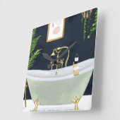 Boho Bath I Vierkante Klok (Hoek)