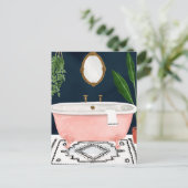 Boho Bath II Briefkaart (Staand voorkant)