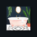 Boho Bath II Canvas Afdruk<br><div class="desc">Boho Bath II door Victoria Borges</div>