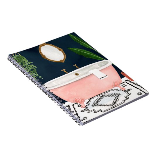Boho Bath II Notitieboek (Rechterzijde)