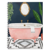 Boho Bath II Notitieboek (Voorkant)