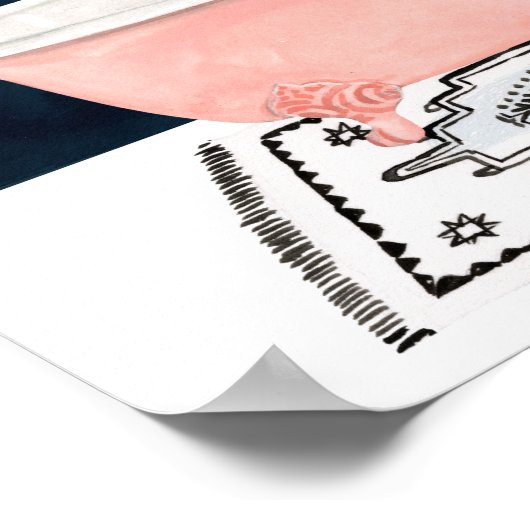 Boho Bath II Poster (Hoek)