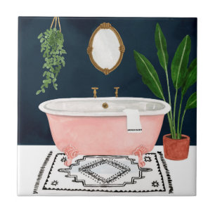 Boho Bath II Tegeltje