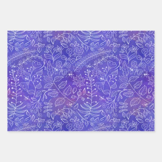 Boho Batik Botanicals Mooi Inpakpapier Vel (Voorkant 2)